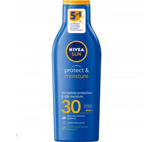 KREM NIVEA Sun Protect & Moisture nawilżający balsam do opalania spf 30